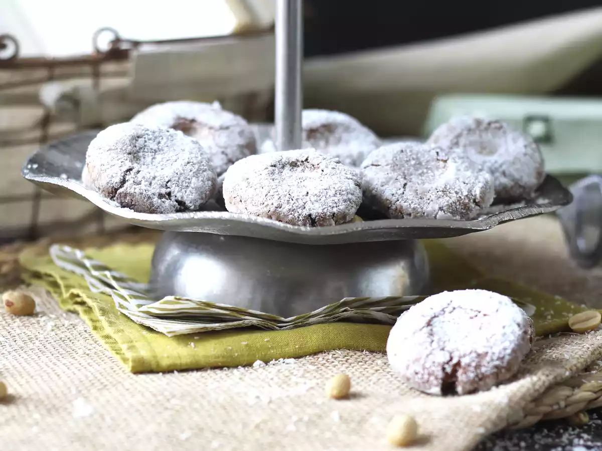 Ghriba-Kekse mit Mandeln und Kokosnuss, ein marokkanischer Backklassiker - foto 2