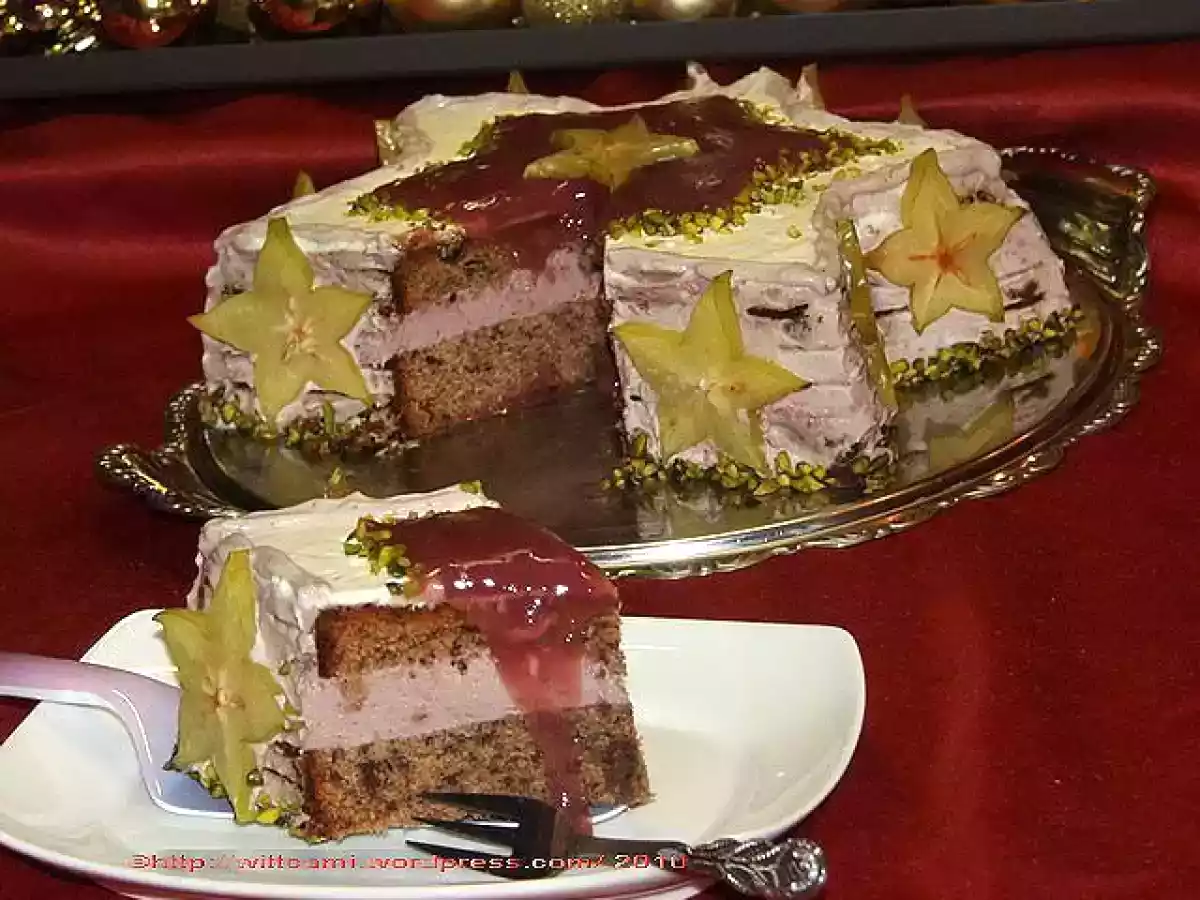 Glühwein-Stern Torte