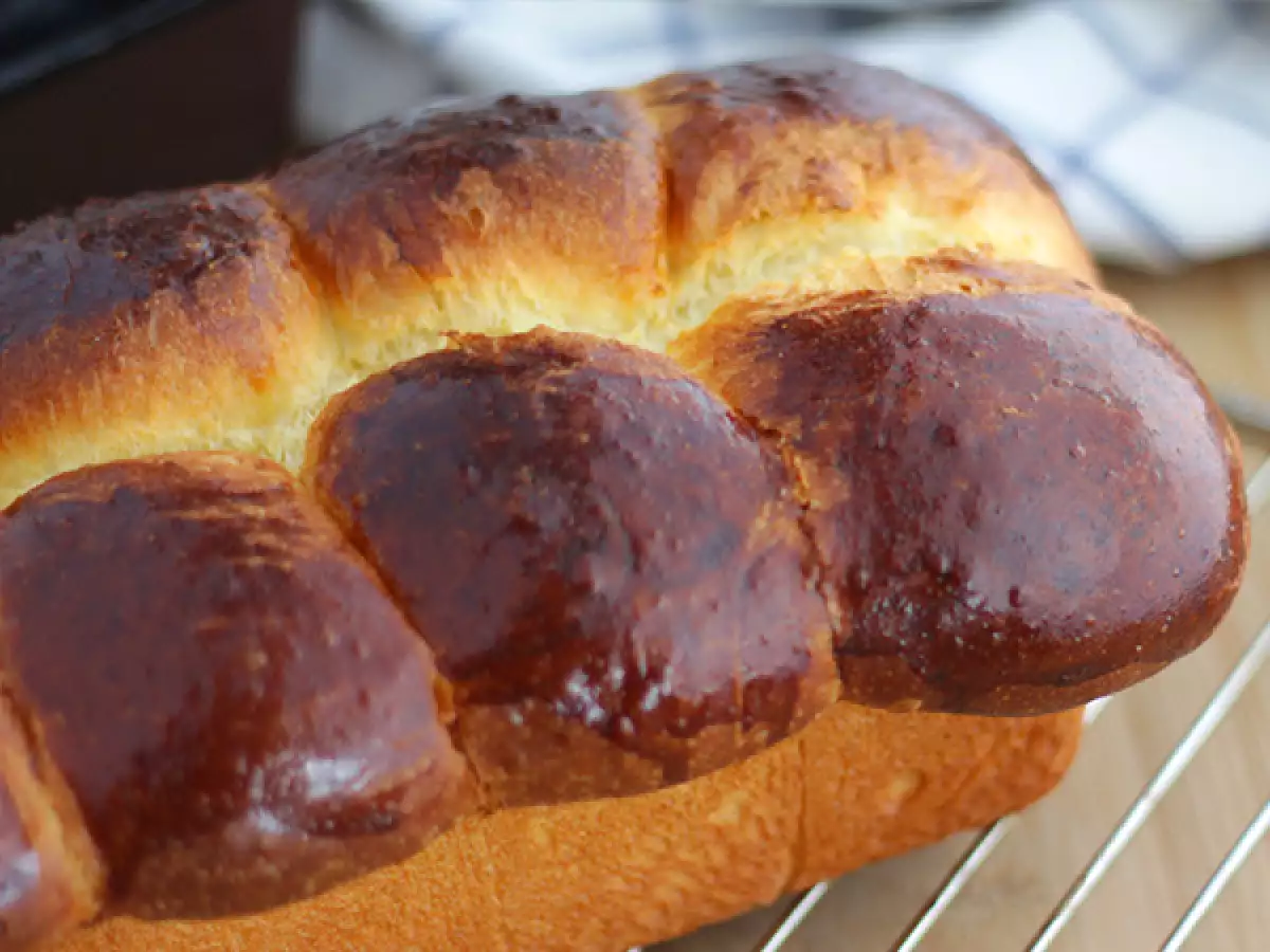 Goldene und fluffige Brioche - foto 4