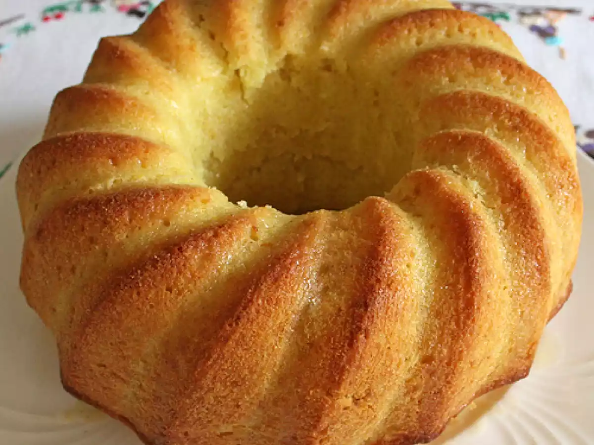 Grappa-Kuchen mit weißer Schokolade