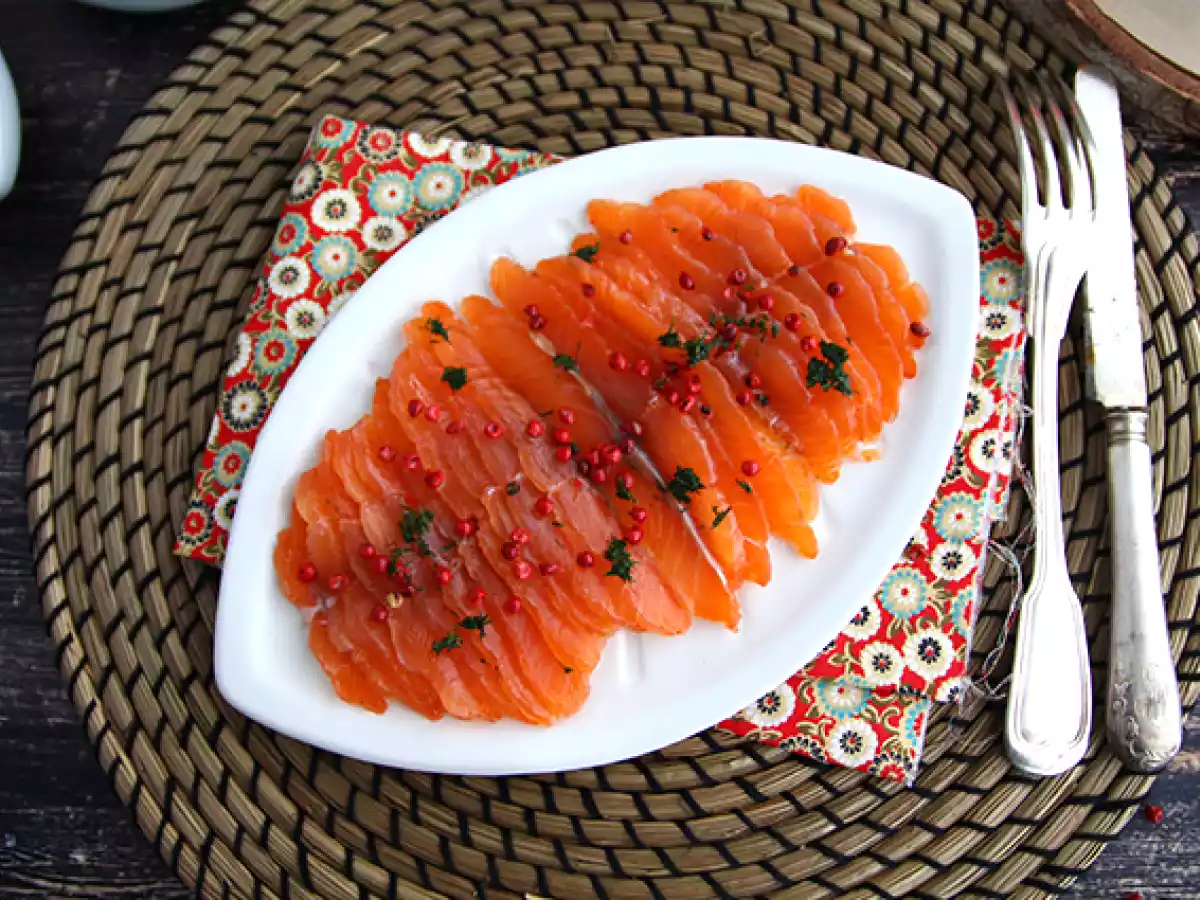 Gravlax, der marinierte Lachs nach schwedischer Art - foto 3