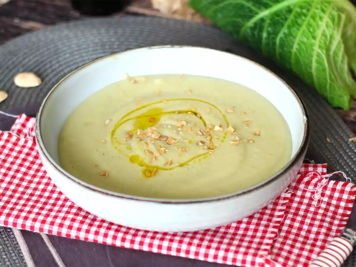 Grünkohl-Kartoffelcremesuppe im Schnellkochtopf - foto 3