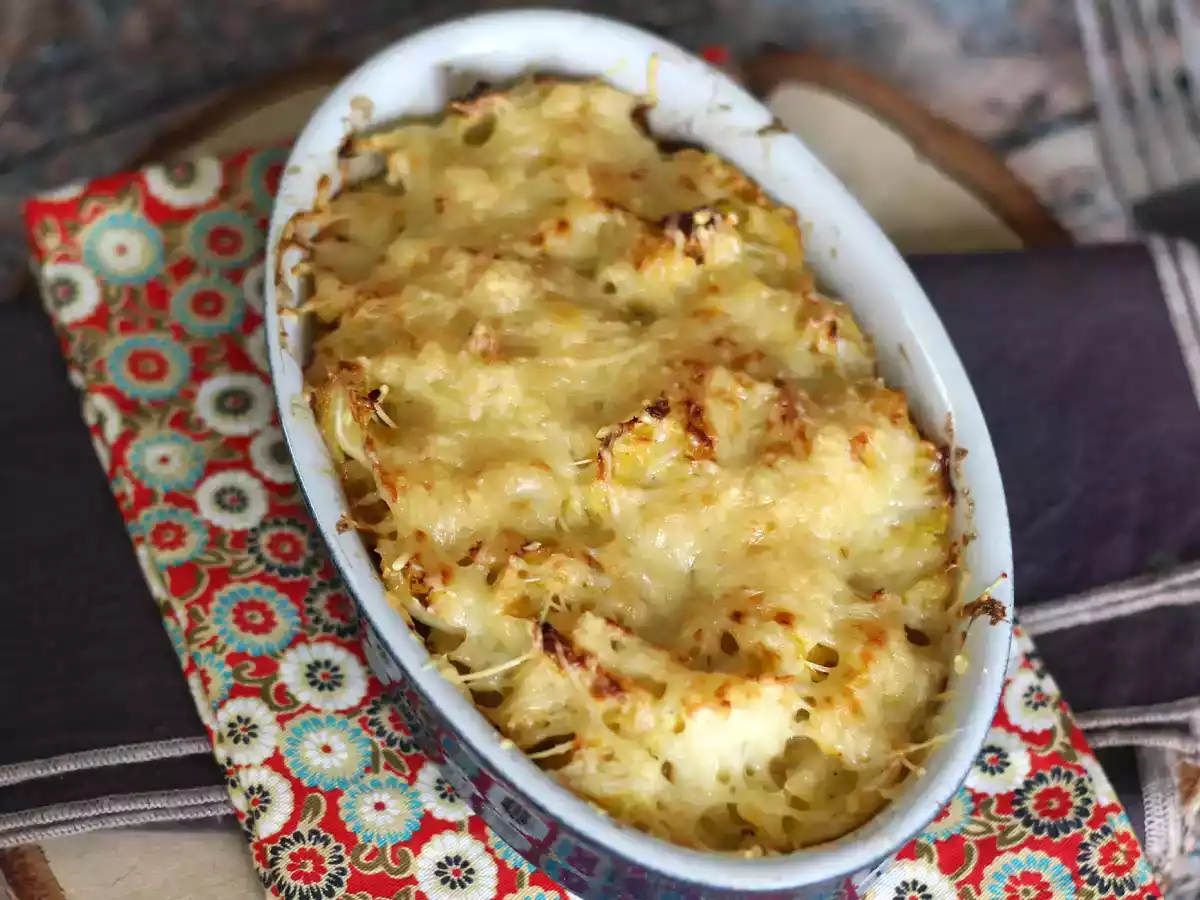 Grünkohlgratin mit Béchamelsauce und Käse - foto 4