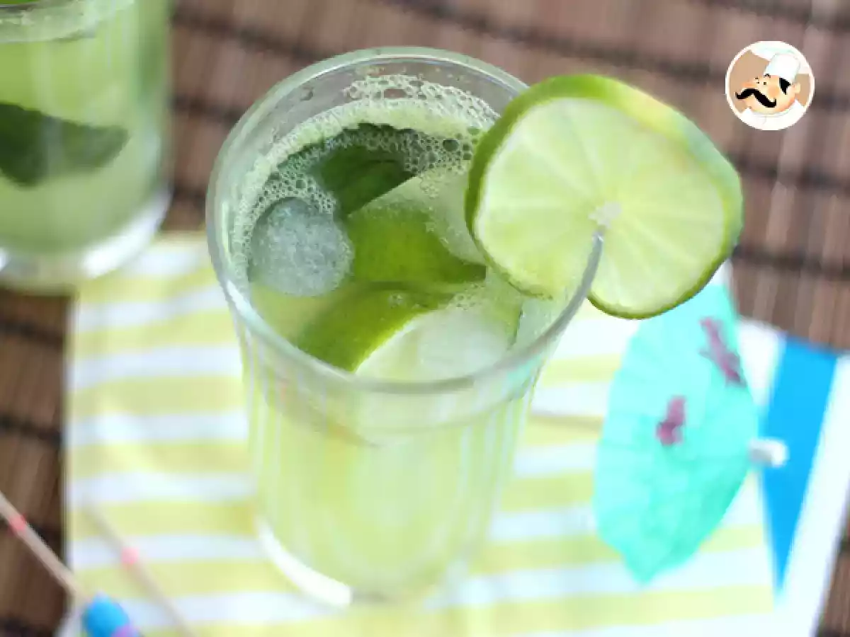 Gurken-Mojito, alkoholfreier Cocktail - foto 2