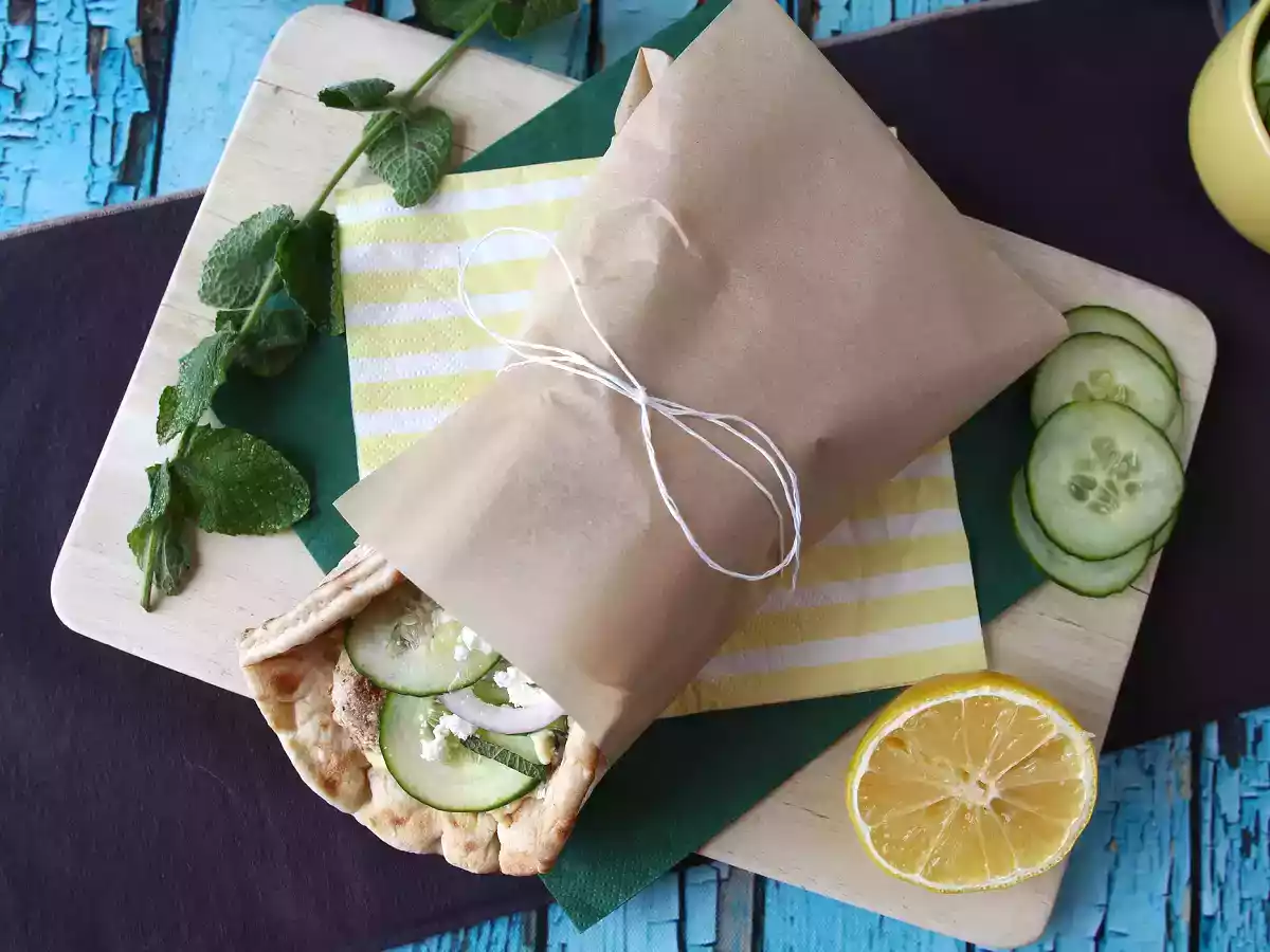 Gyros mit Huhn, das griechische Sandwich, das Sie lieben werden! - foto 5