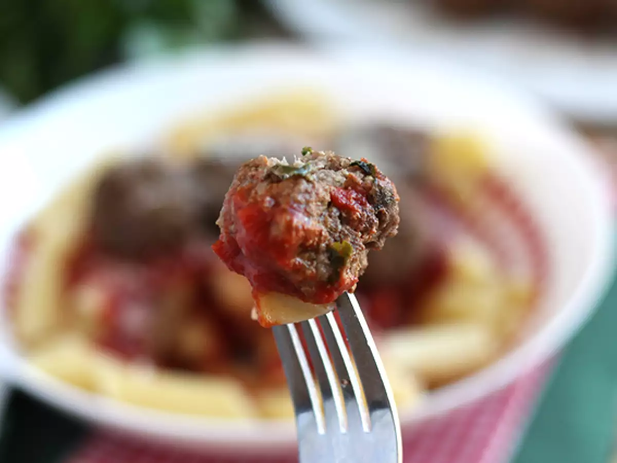 Hackbällchen aus Rindfleisch und Parmesan - foto 4