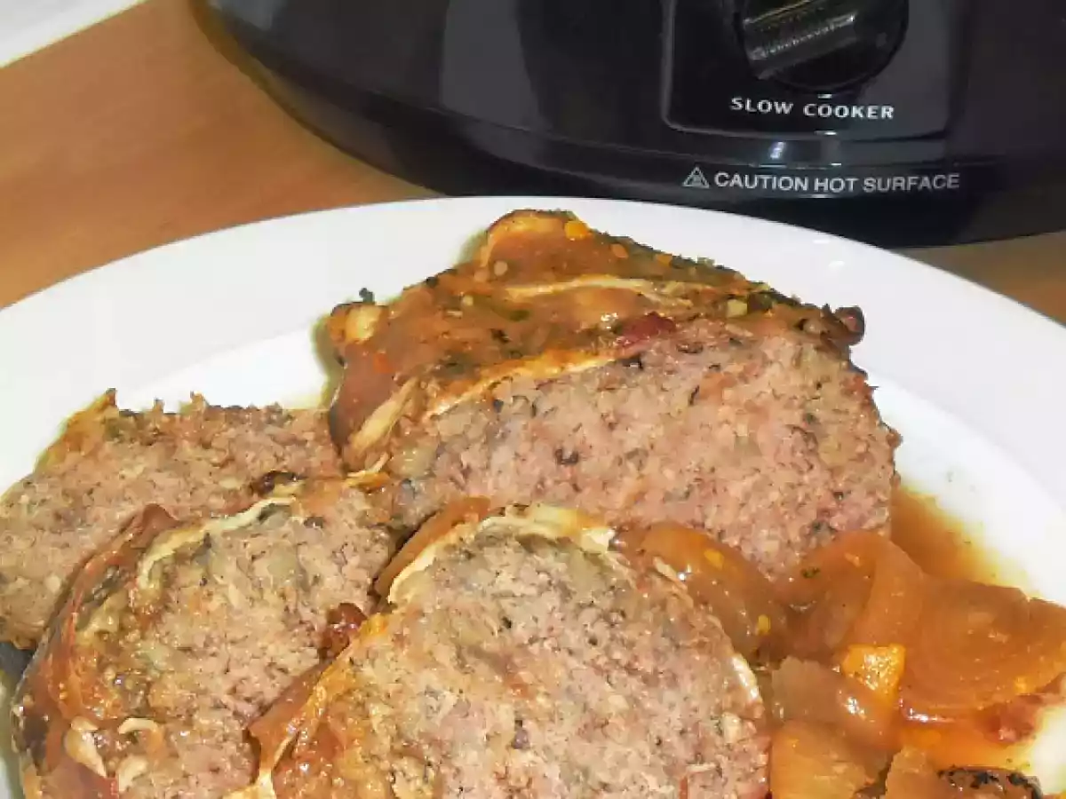 Hackbraten - ganz einfach im Crockpot (Slowcooker)