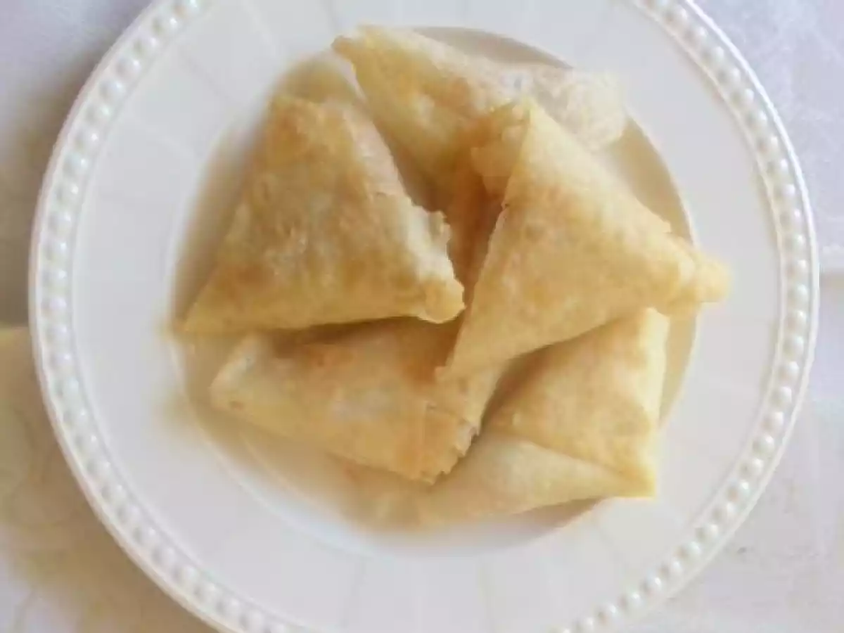 HACKFLEISCH GEFÜLLTE DREIECKE- KIYMALI MUSKA BÖREGI