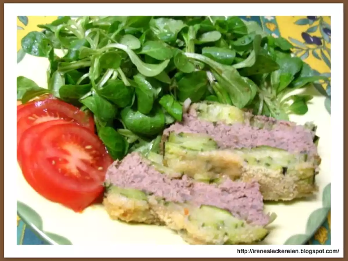 Hackfleisch im Zucchini-Bett
