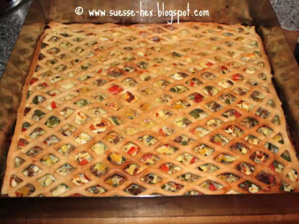 Hackfleisch-Kuchen nach Gyros-Art