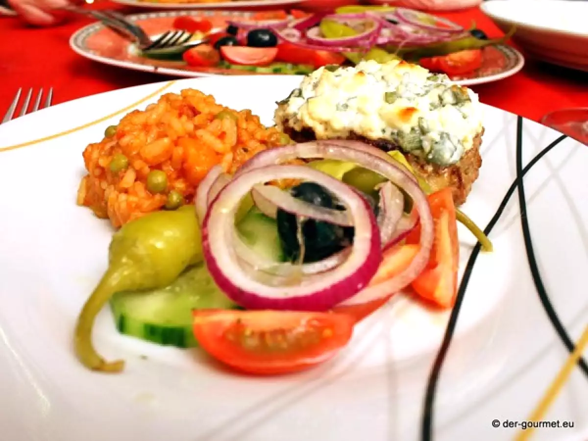 Hacksteaks mit Feta