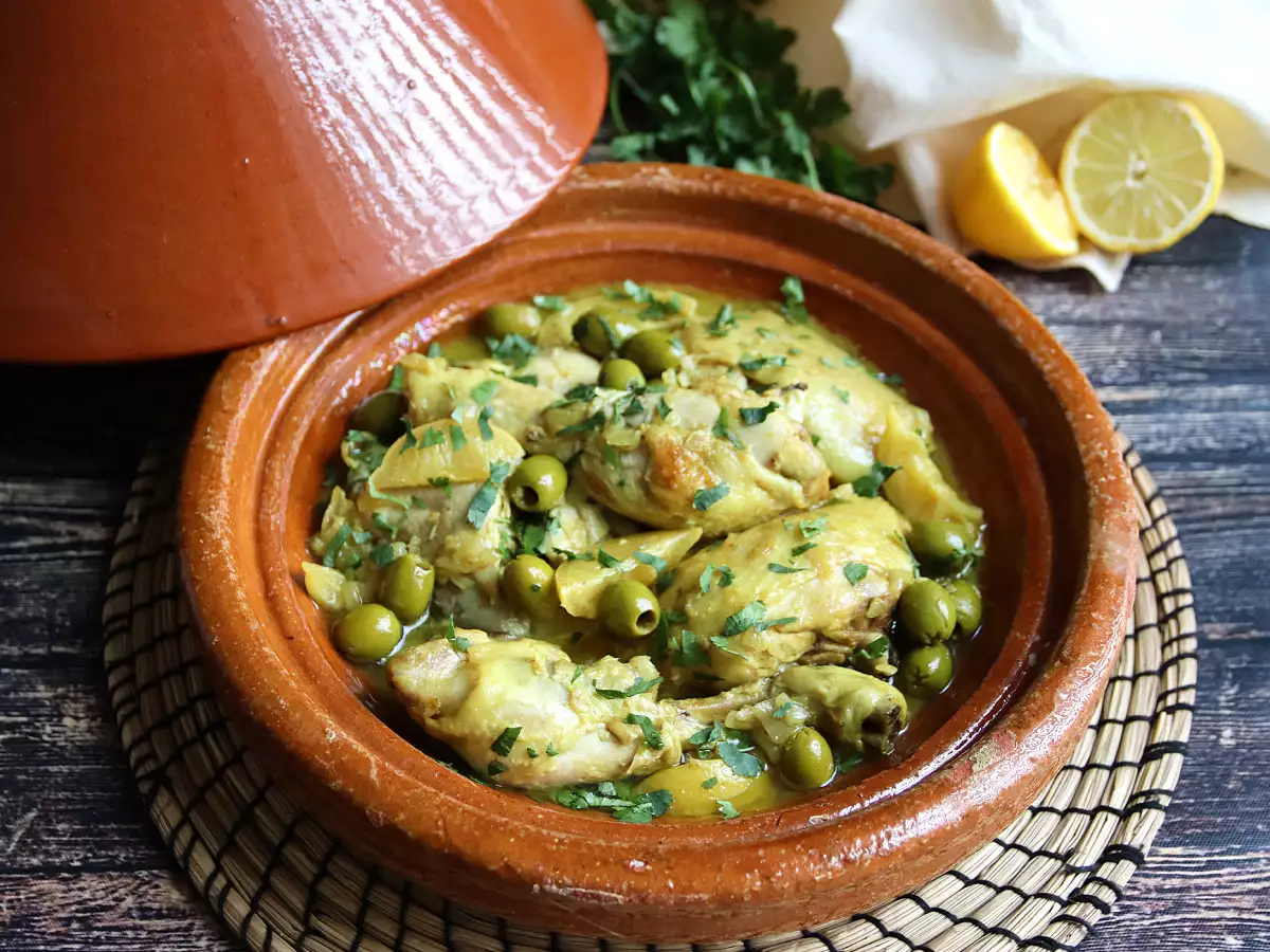 Hähnchen-Tajine mit Zitrone und Oliven (super einfach!) - foto 4
