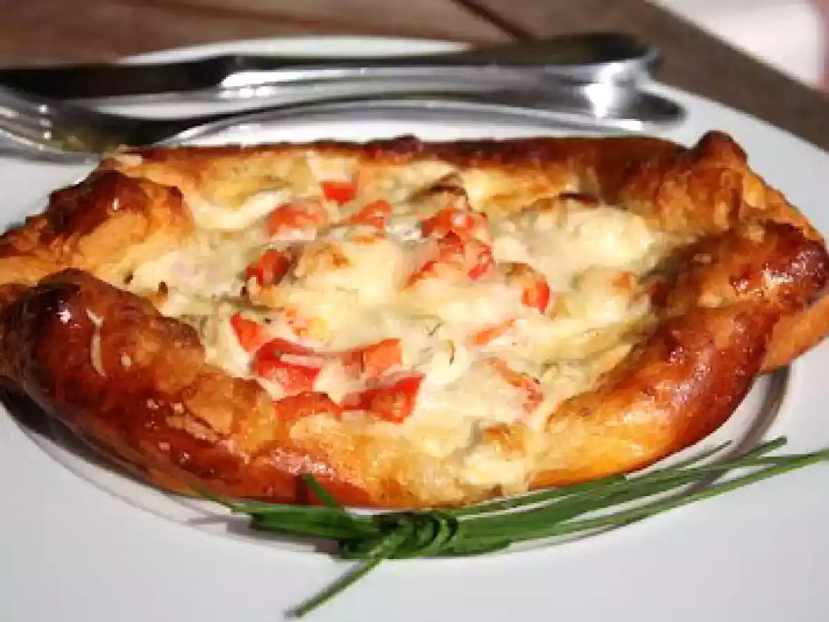 Hähnchenschiffchen mit Käsecreme