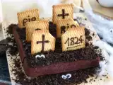 Halloween-Brownie als Friedhof : einfaches Grusel-Dessert, foto 1