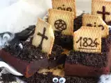 Halloween-Brownie als Friedhof : einfaches Grusel-Dessert, foto 3