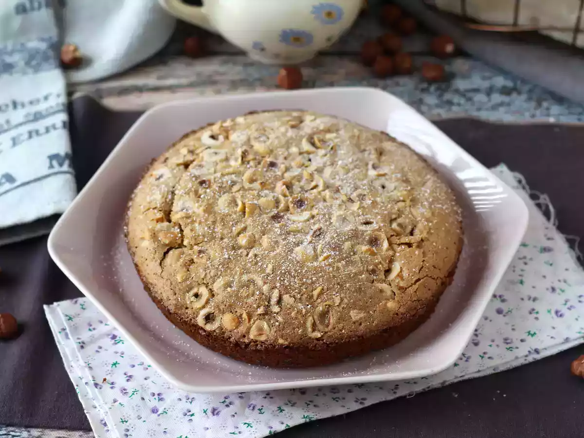 Haselnuss, der zartschmelzende und knusprige Haselnusskuchen mit 5 Zutaten! - foto 2