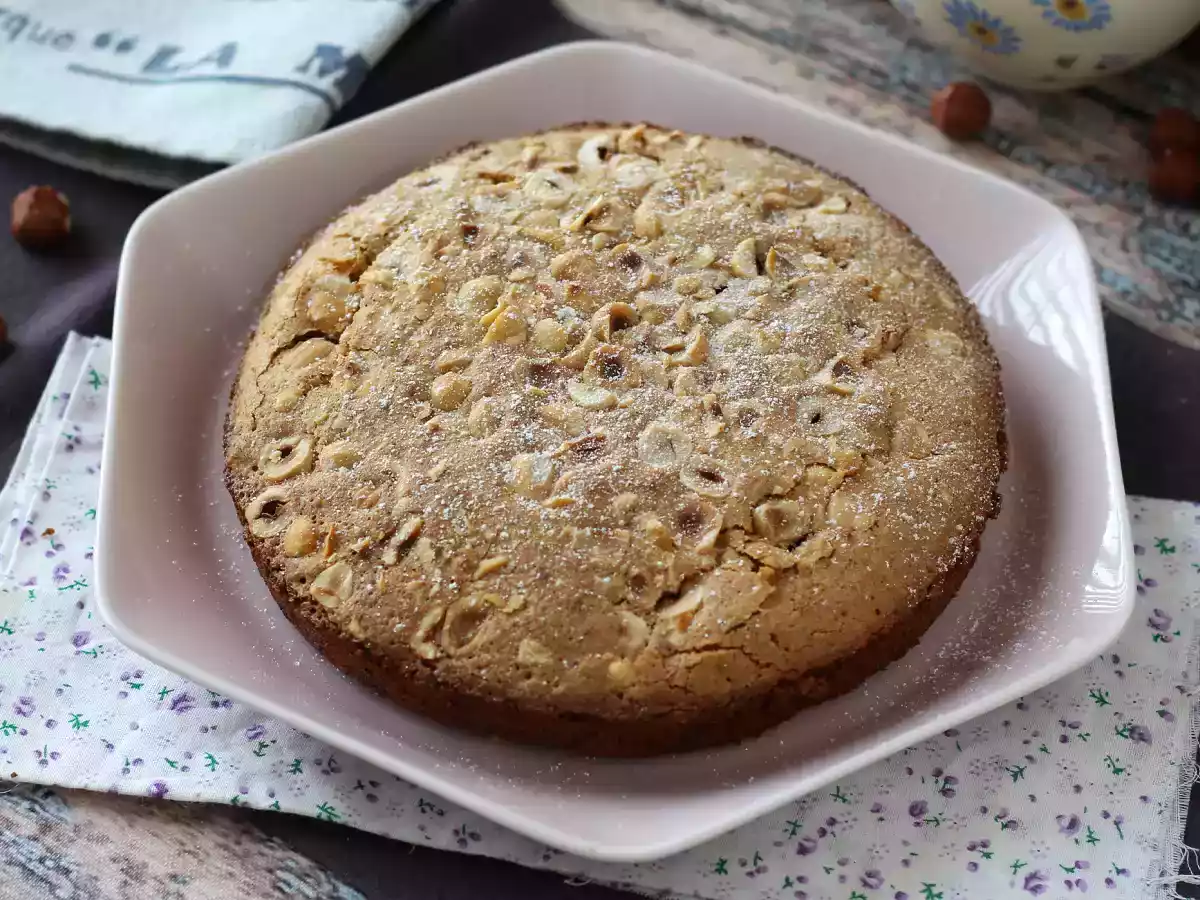 Haselnuss, der zartschmelzende und knusprige Haselnusskuchen mit 5 Zutaten! - foto 5