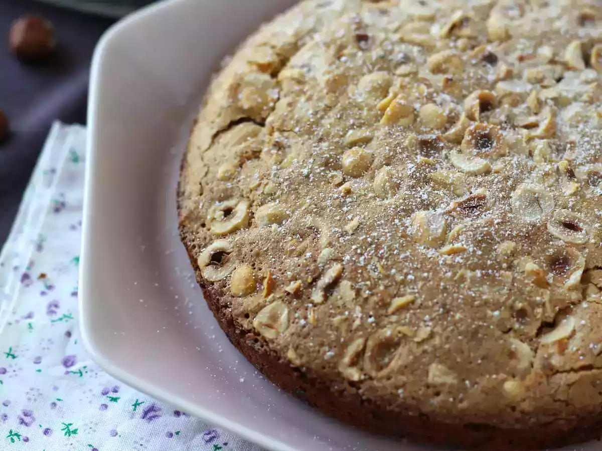 Haselnuss, der zartschmelzende und knusprige Haselnusskuchen mit 5 Zutaten! - foto 9