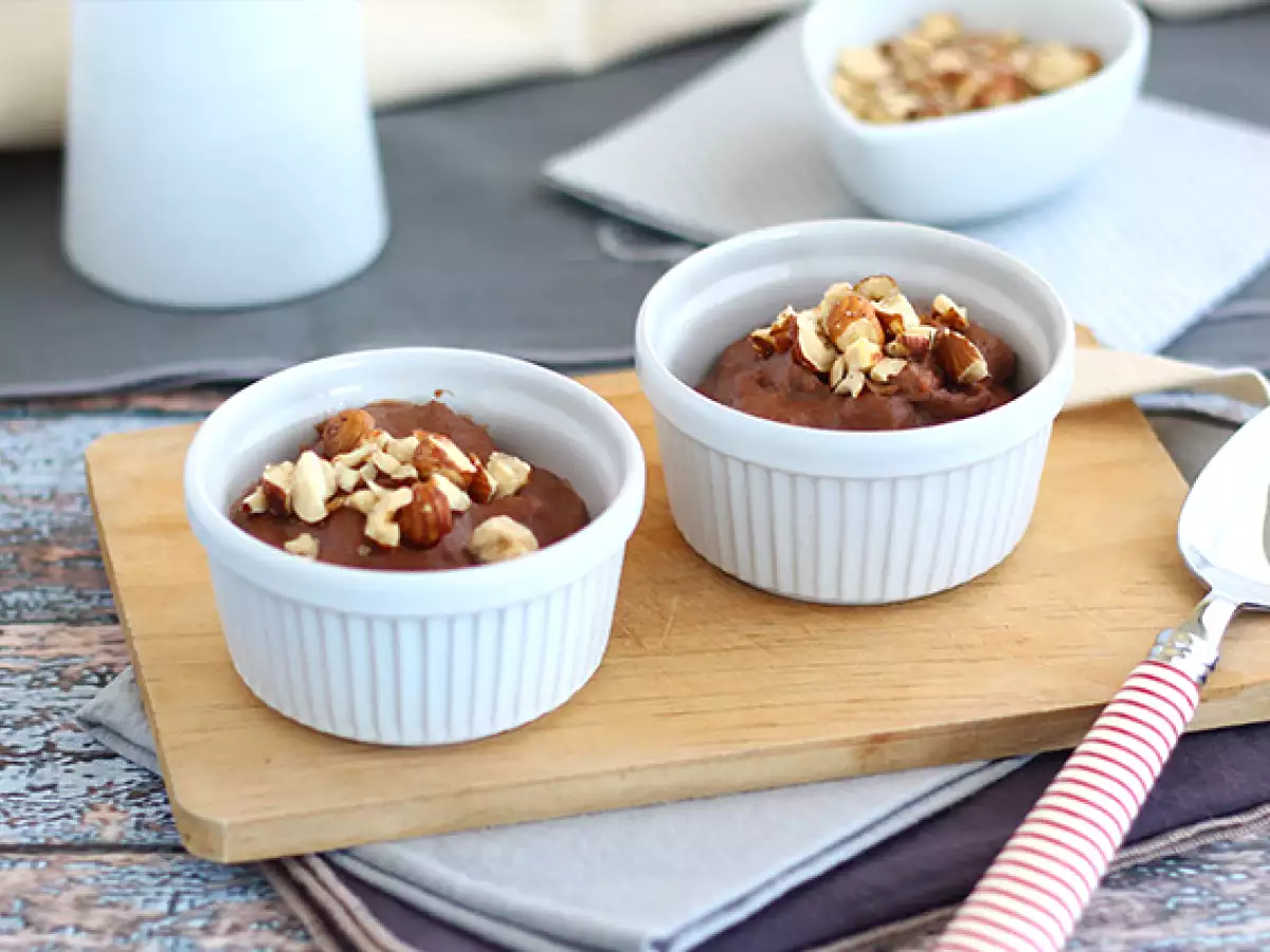 Haselnusscreme (veganes und glutenfreies Dessert) - foto 2