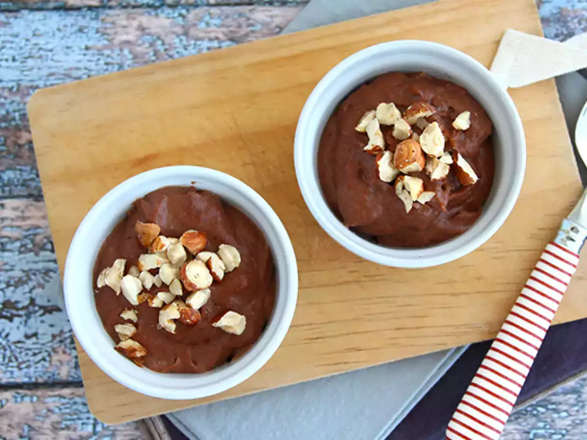 Haselnusscreme (veganes und glutenfreies Dessert) - foto 3