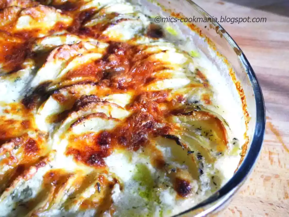 Hasselback Kartoffelgratin