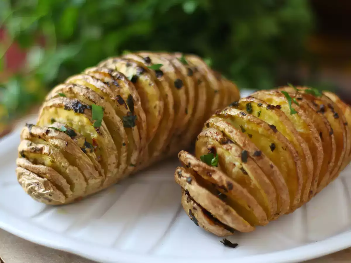 Hasselback-Kartoffeln im Air Fryer: knusprig, schmelzend und ultraeinfach! - foto 4