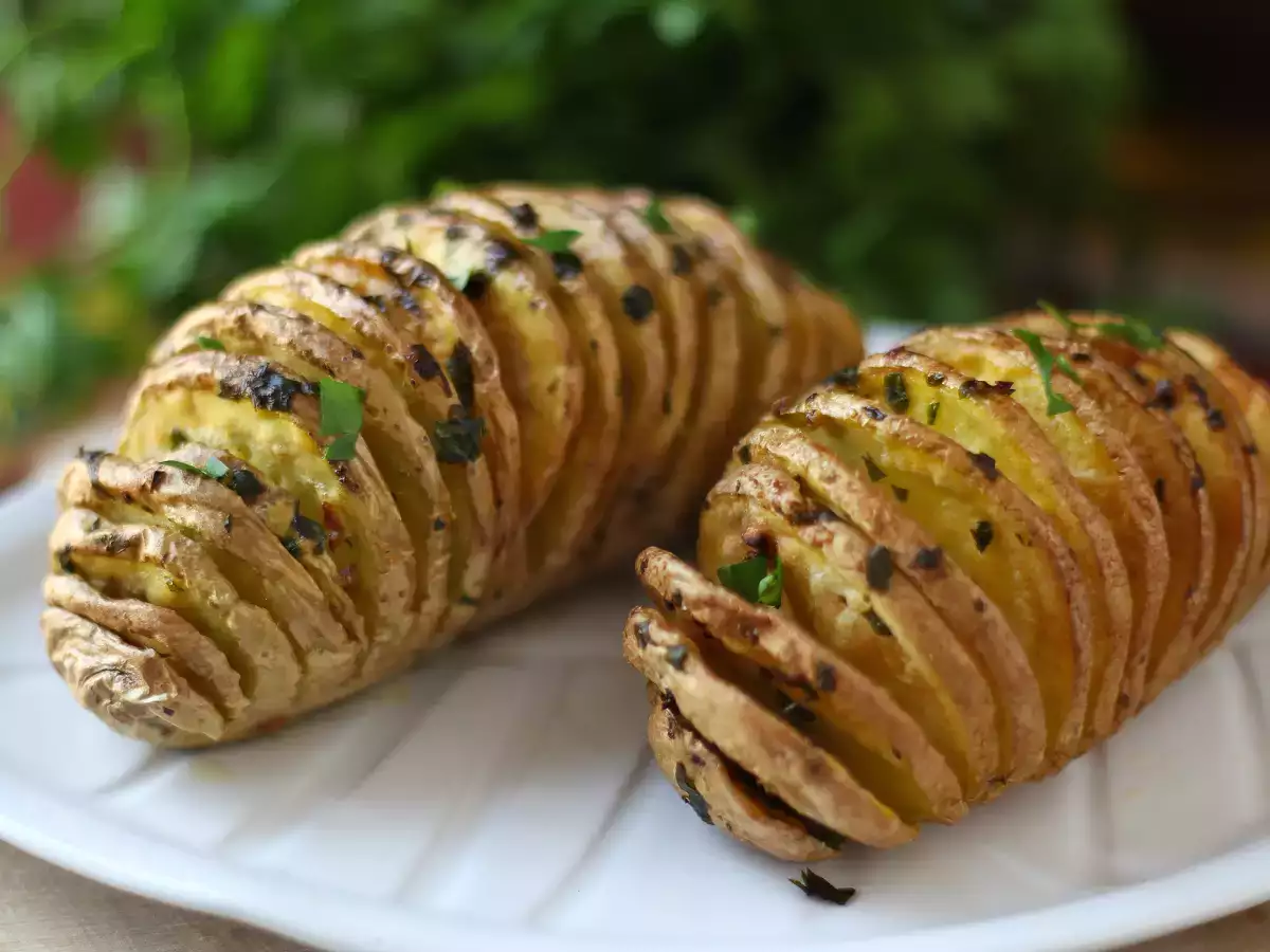 Hasselback-Kartoffeln im Air Fryer: knusprig, schmelzend und ultraeinfach! - foto 6