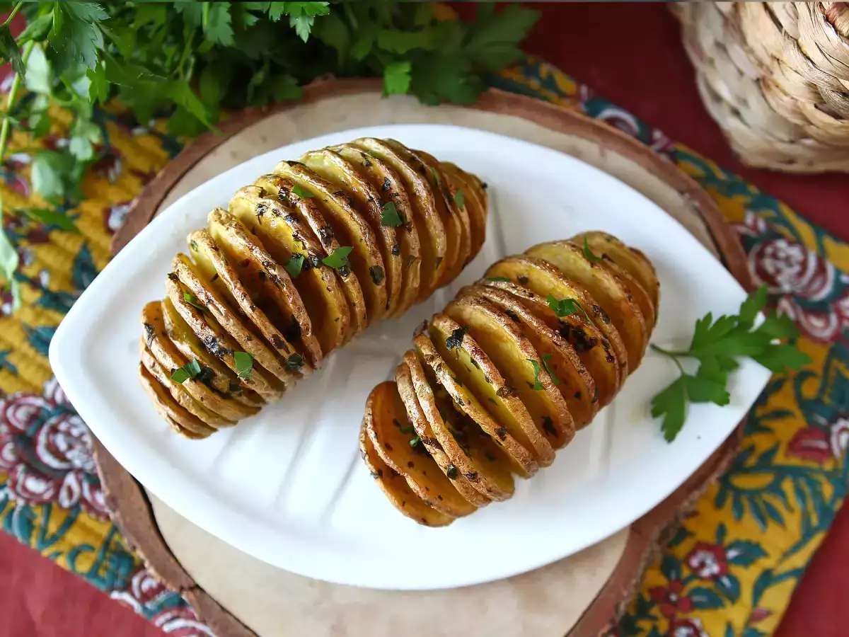 Hasselback-Kartoffeln im Air Fryer: knusprig, schmelzend und ultraeinfach! - foto 7
