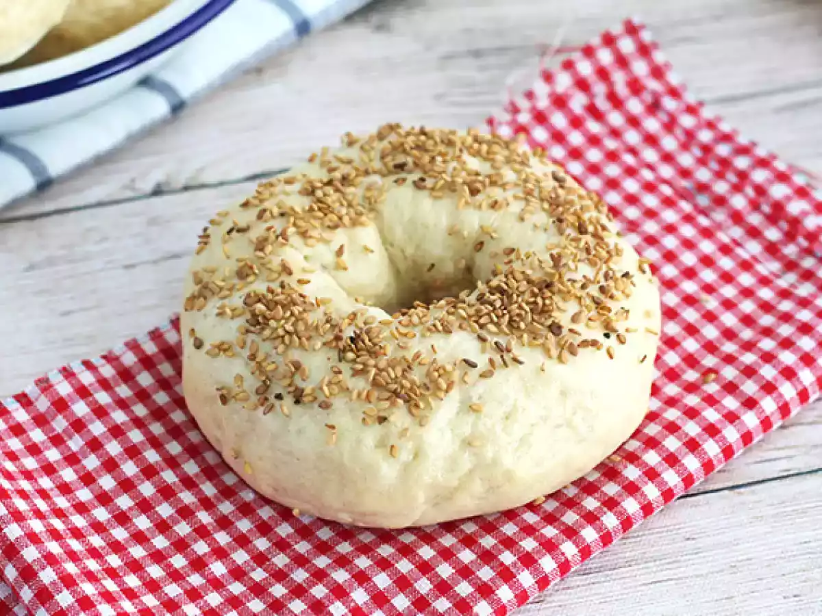 Hausgemachte Bagel-Brote - foto 2