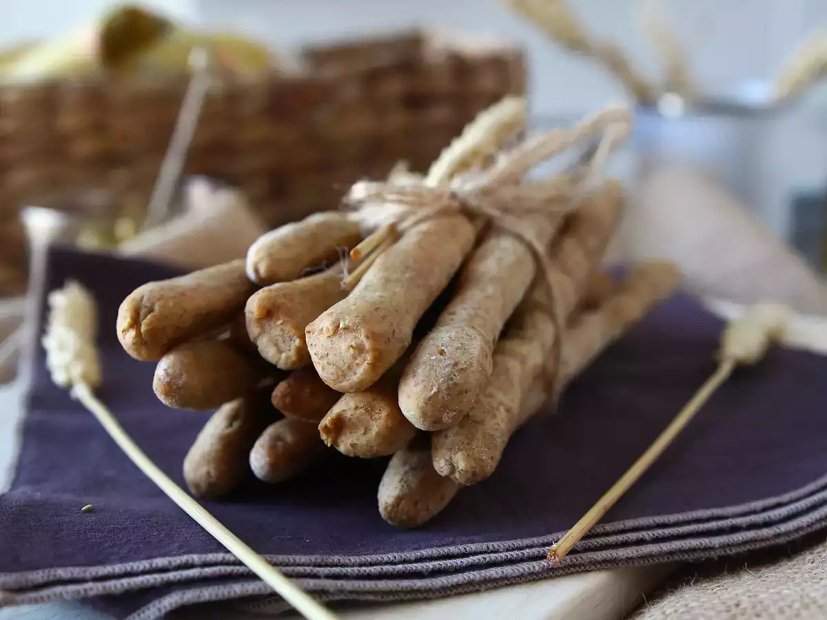 Hausgemachte, gesunde Kräuter-Grissini aus der Heißluftfritteuse - foto 4