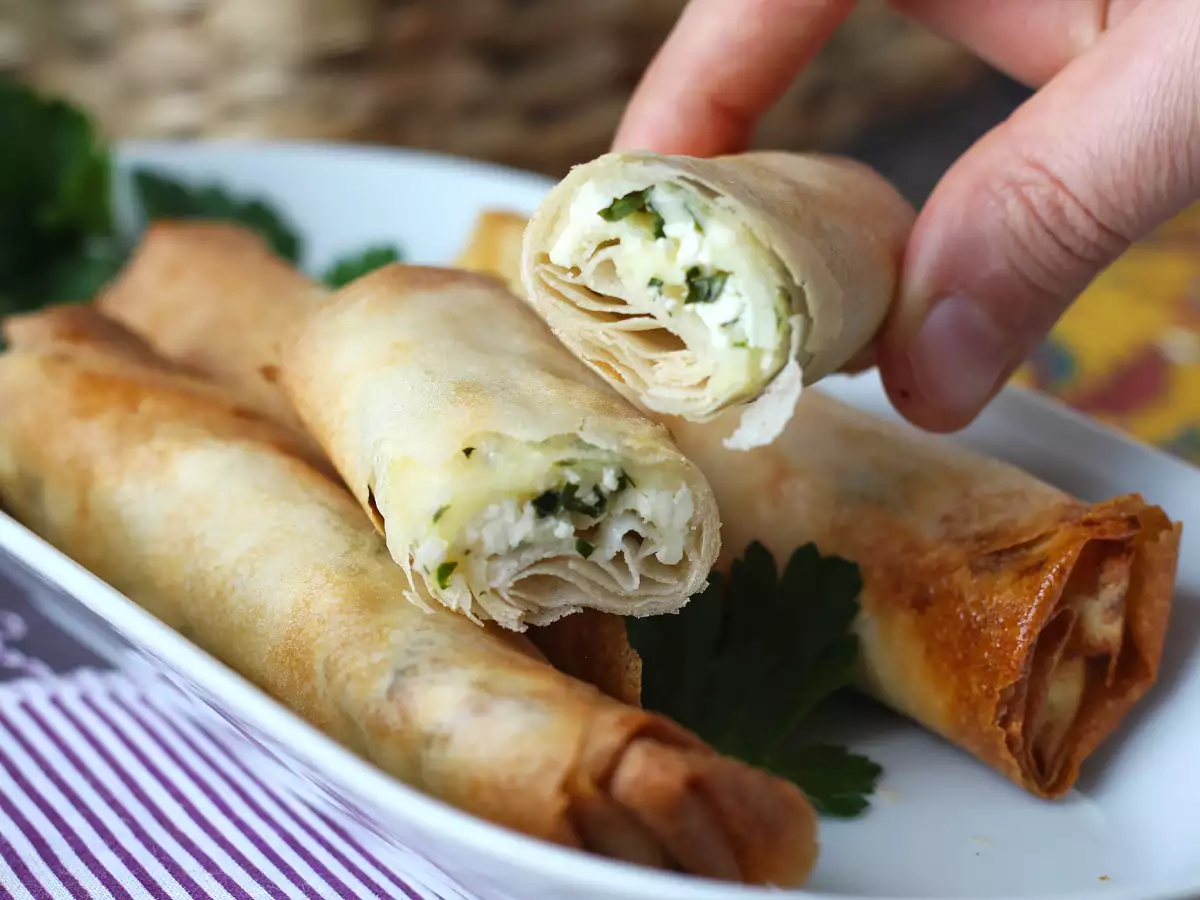 Hausgemachte libanesische Rikakats - im Air Fryer zubereitet - foto 3