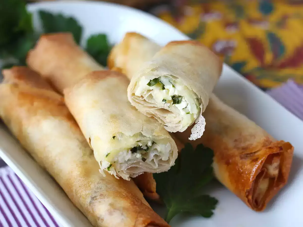 Hausgemachte libanesische Rikakats - im Air Fryer zubereitet - foto 5