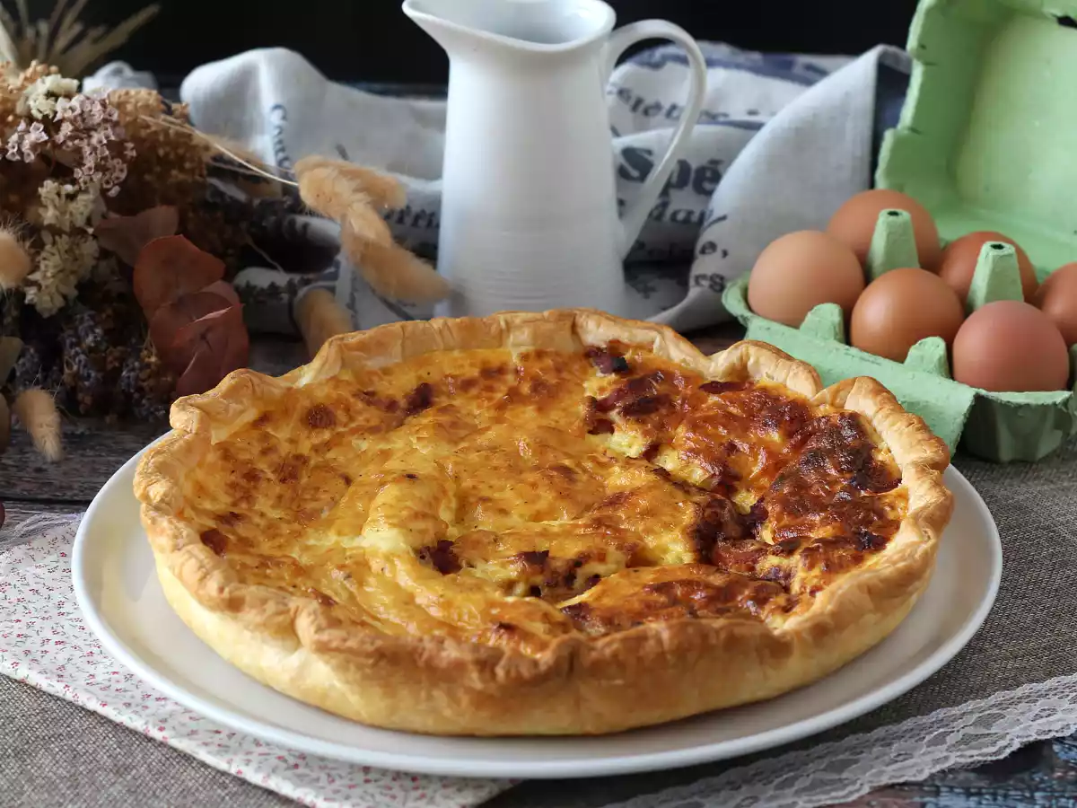 Hausgemachte Quiche Lorraine, das einfache Rezept