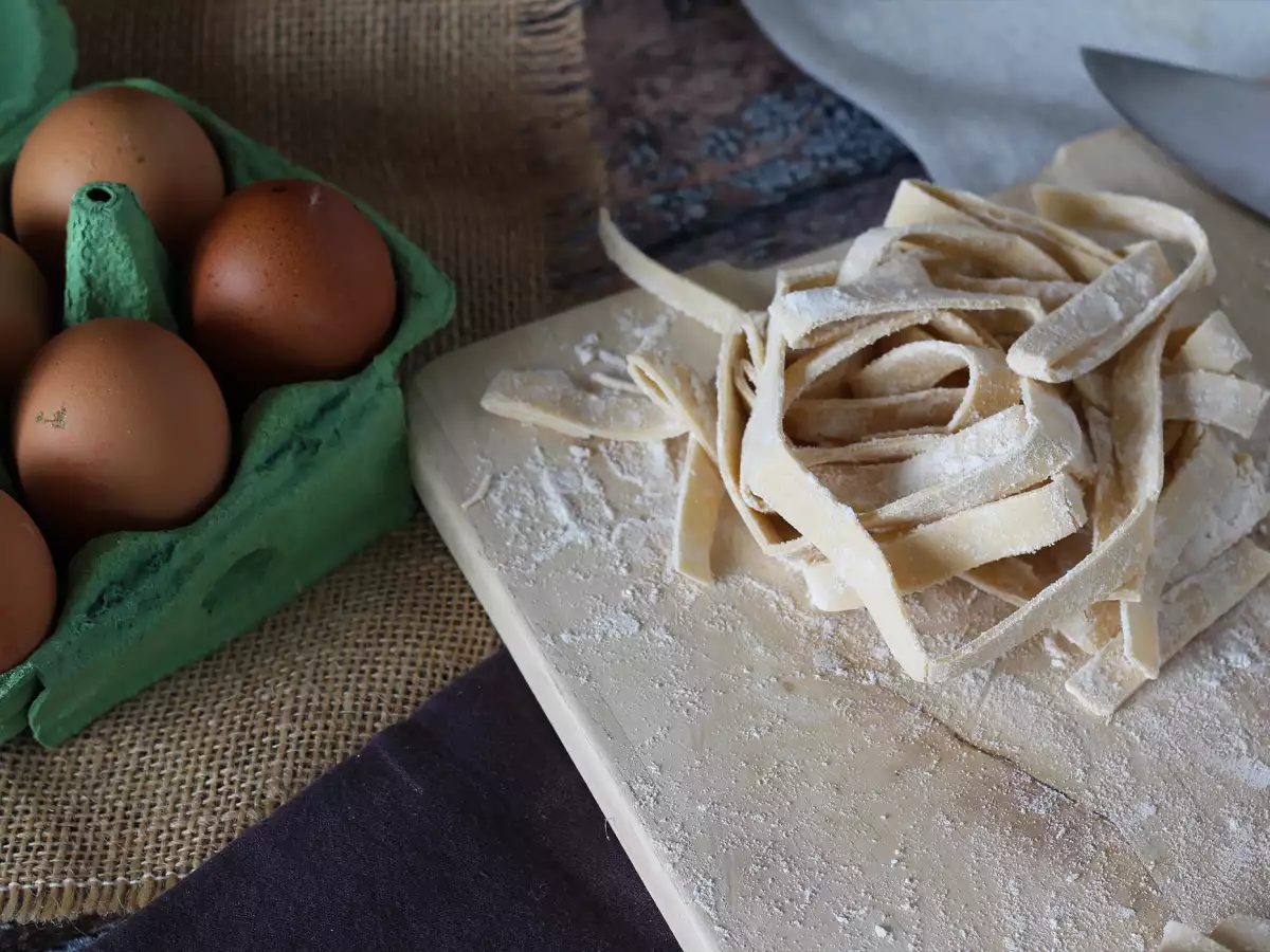 Hausgemachte Tagliatelle: Schritt für Schritt erklärt - foto 3