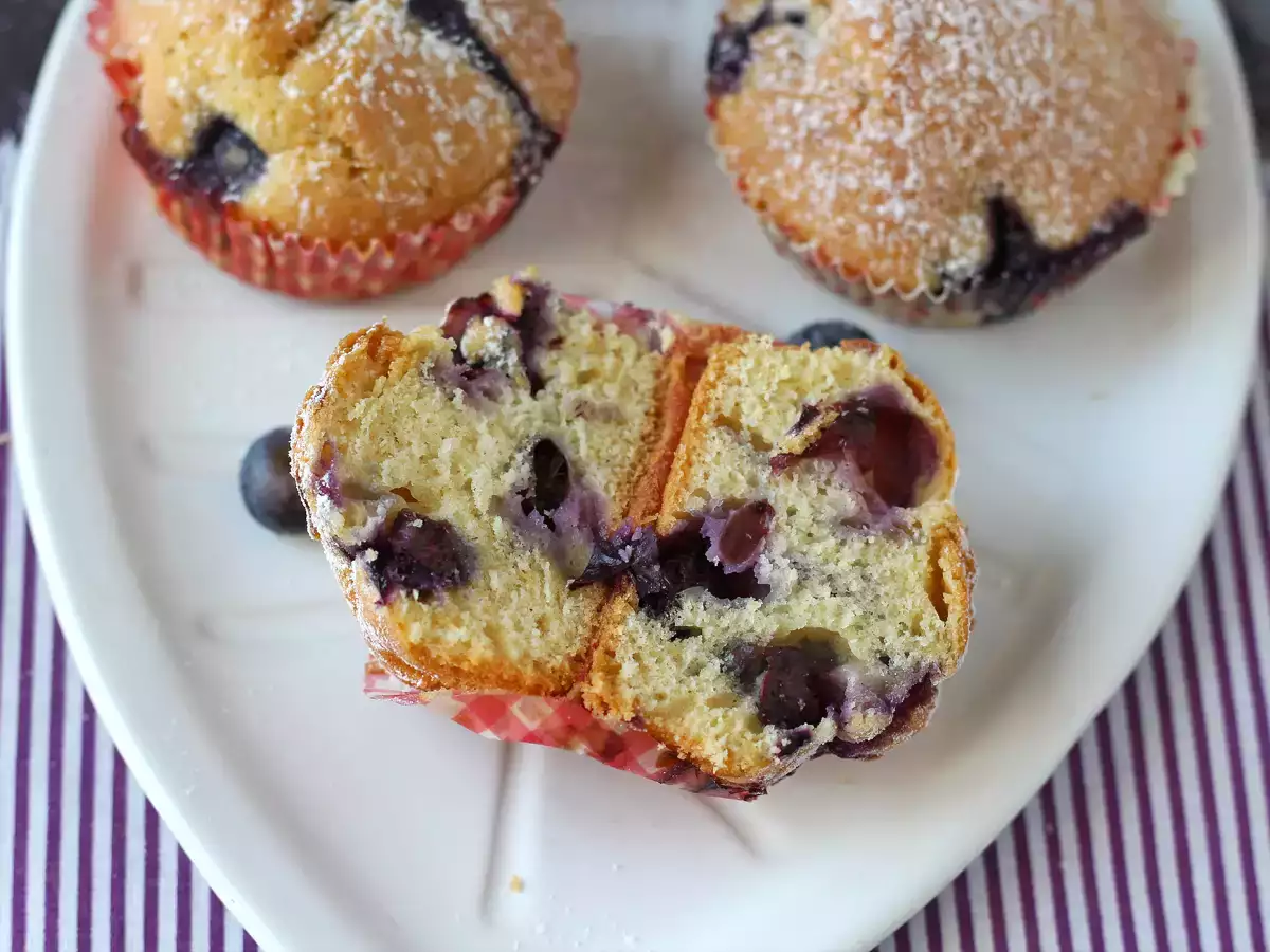 Heidelbeermuffins – Pyrenäentorte im Miniformat! - foto 2