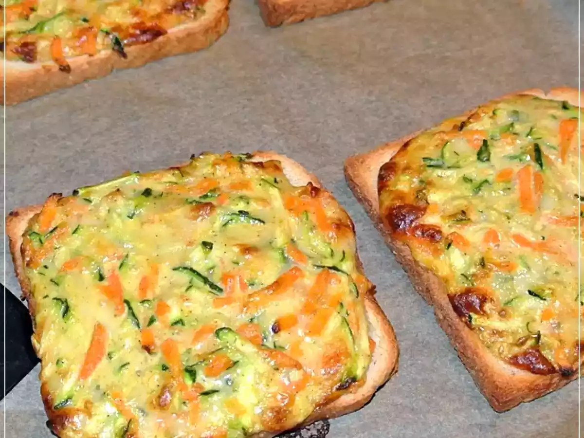 Heiße Gemüse-Crostini mit Schweizer Emmentaler