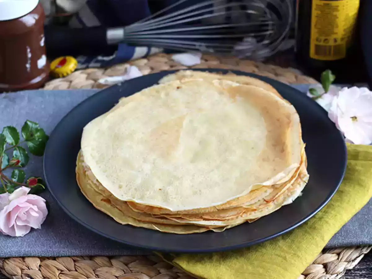 Heller Bierteig für Crêpes