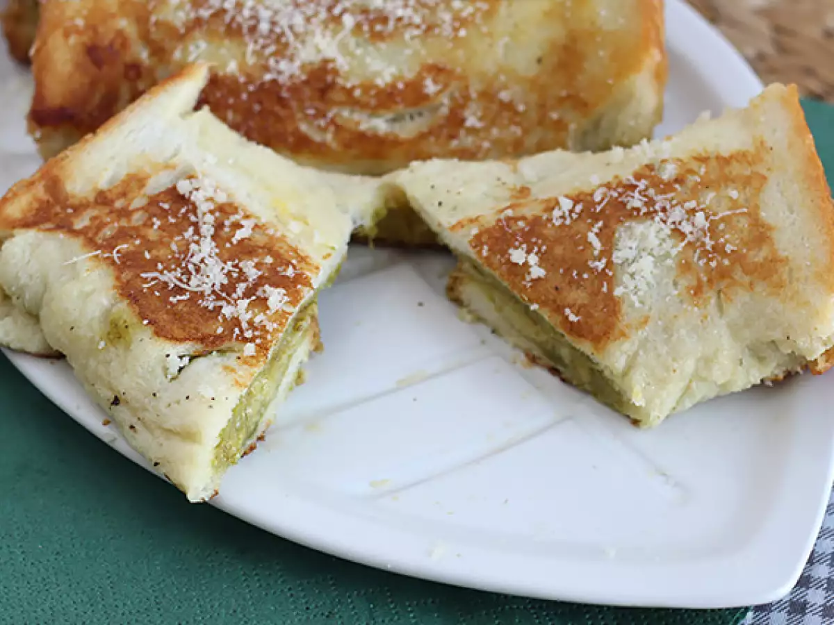 Herzhafte Arme Ritter mit Pesto - foto 2
