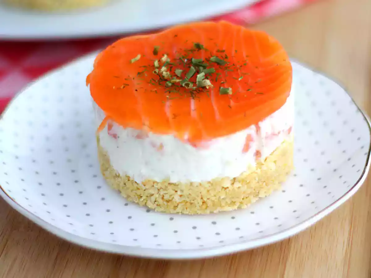 Herzhafte Lachs-Käsekuchen - foto 3