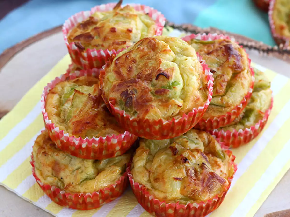 Herzhafte Muffins mit Lauchfondue - foto 2