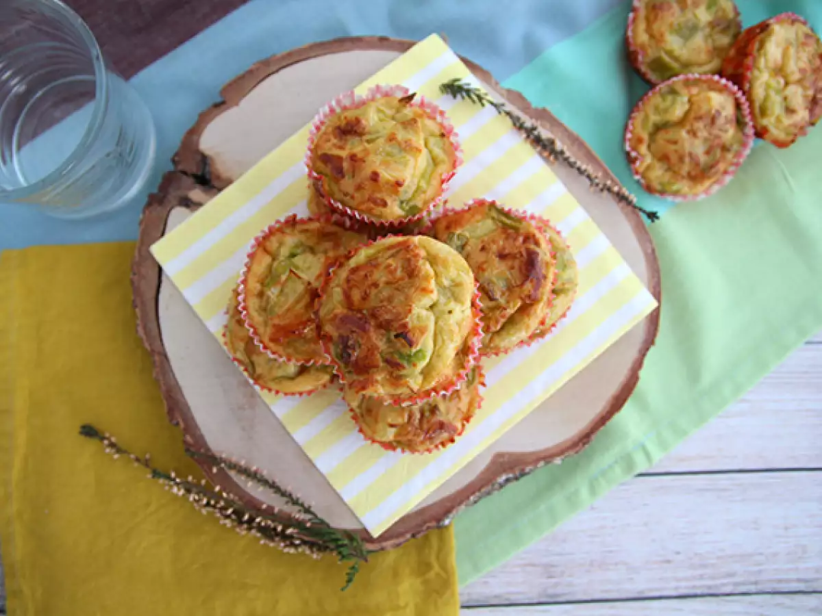 Herzhafte Muffins mit Lauchfondue - foto 5