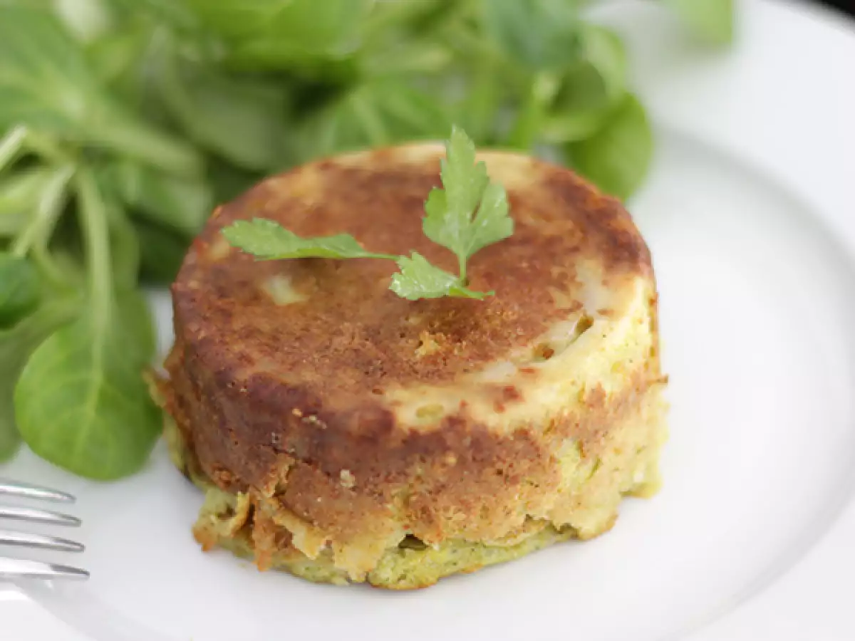 Herzhafte Zucchini-Muffins mit Kiri-Kern - foto 2