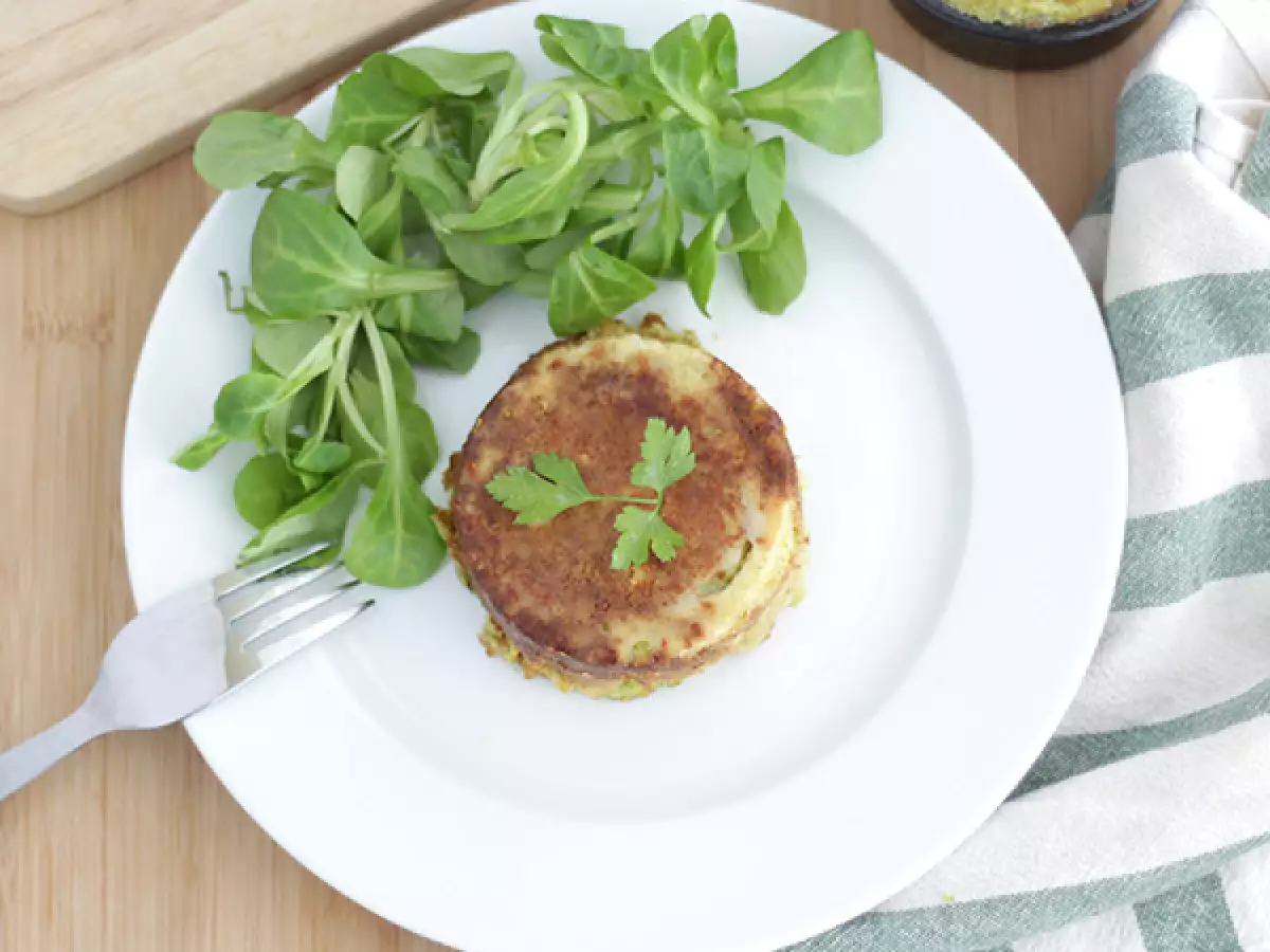 Herzhafte Zucchini-Muffins mit Kiri-Kern - foto 4