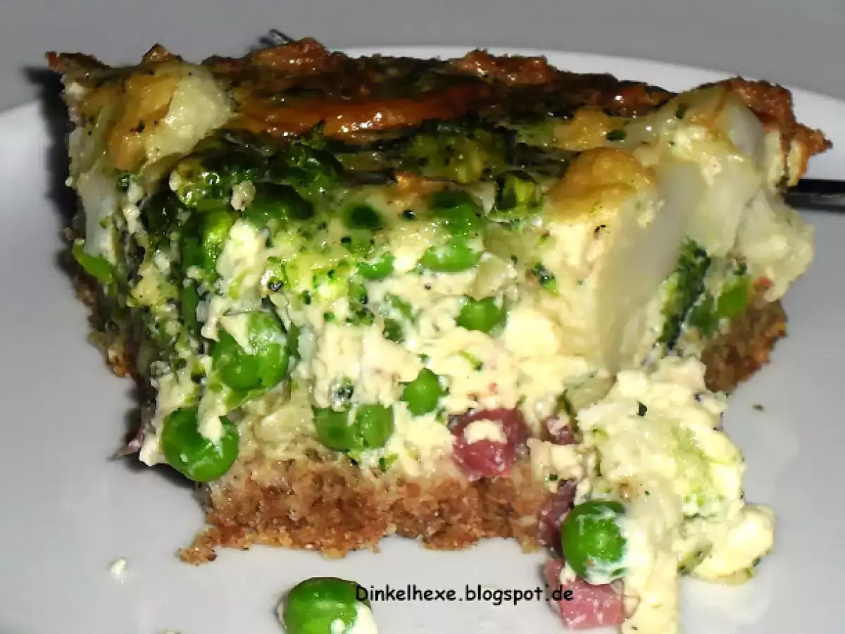 Heute gab es mal wieder Gemüse-Quiche - foto 2