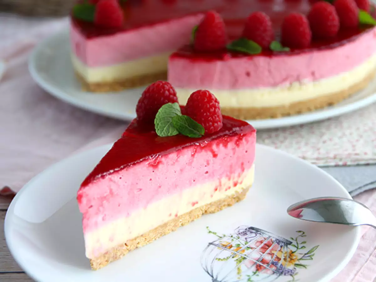 Himbeer-Bavarois mit weißer Schokolade (Schritt-für-Schritt-Anleitung mit Video) - foto 2