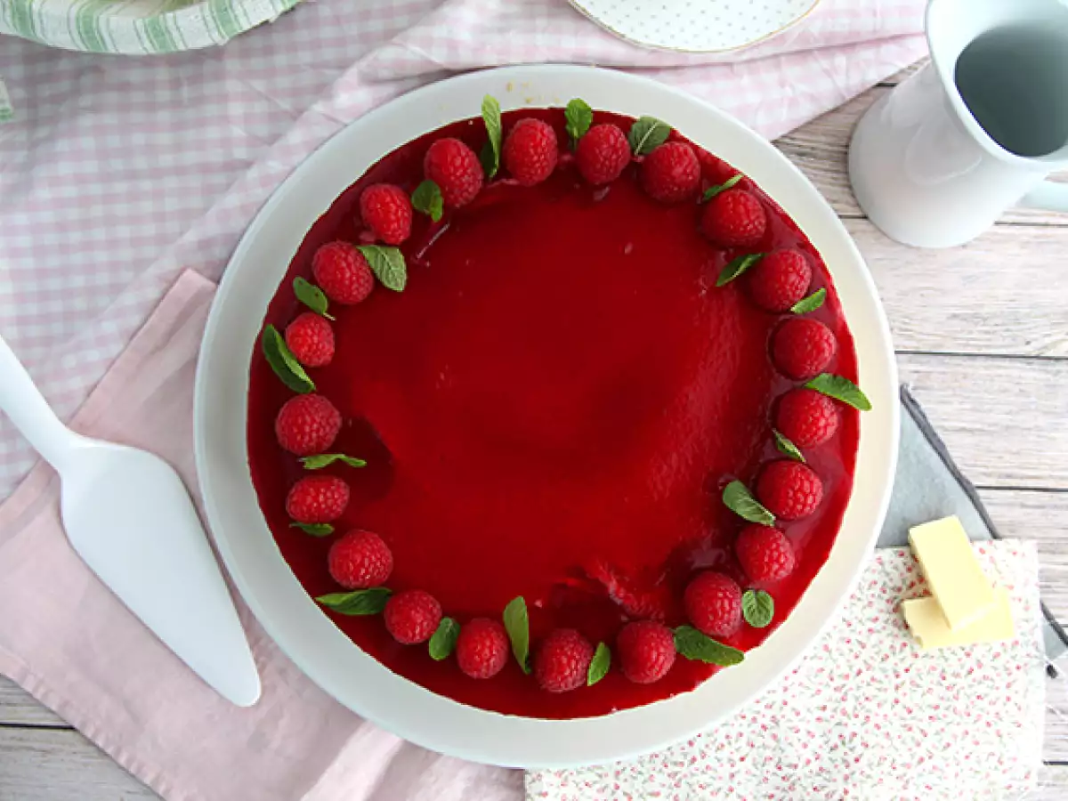 Himbeer-Bavarois mit weißer Schokolade (Schritt-für-Schritt-Anleitung mit Video) - foto 5