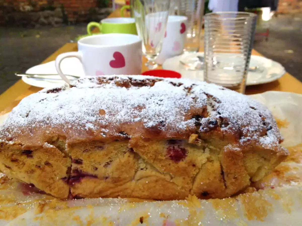 Himbeer-Eierlikör-Kuchen