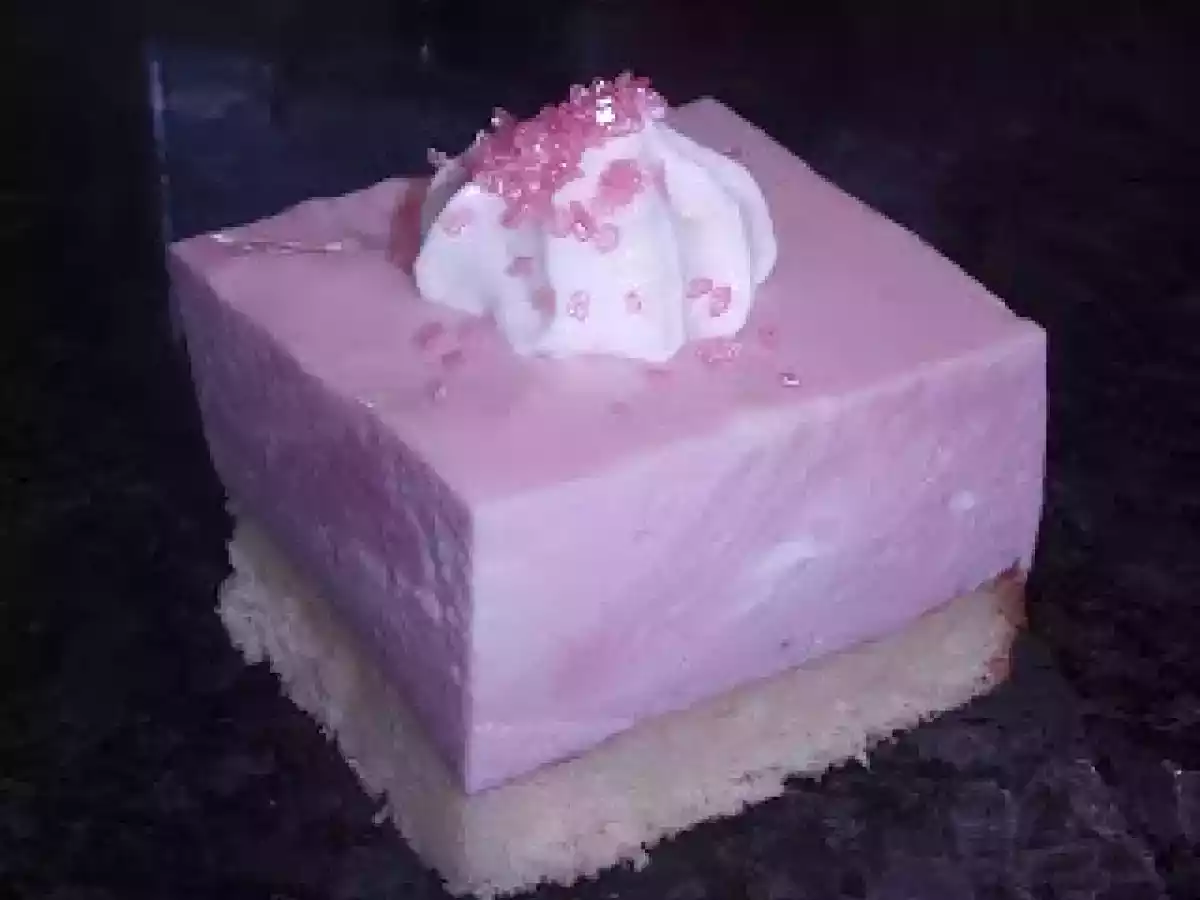 Himbeer- Quark - Würfel