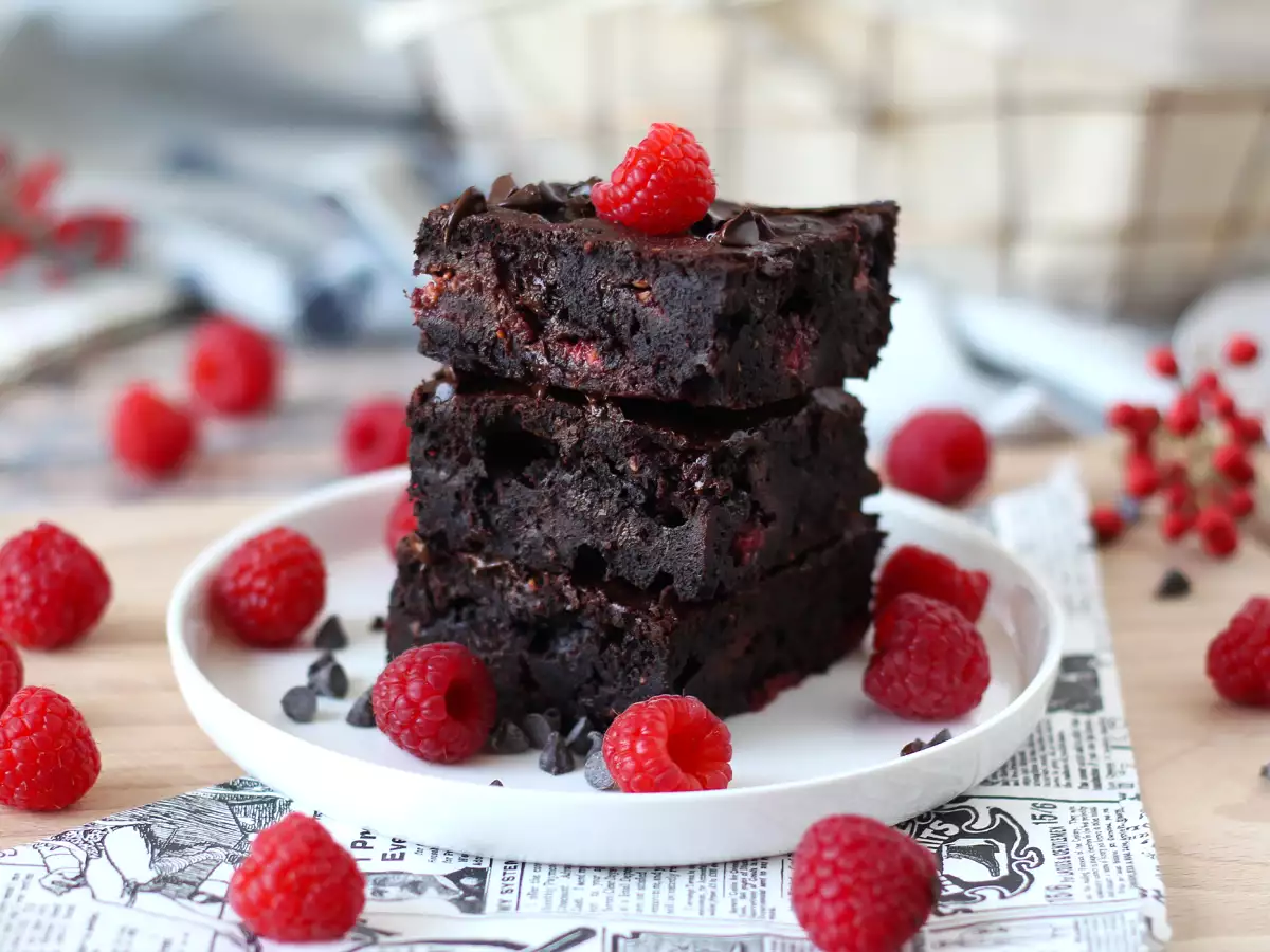Himbeer-Schoko-Brownie – purer Genuss!