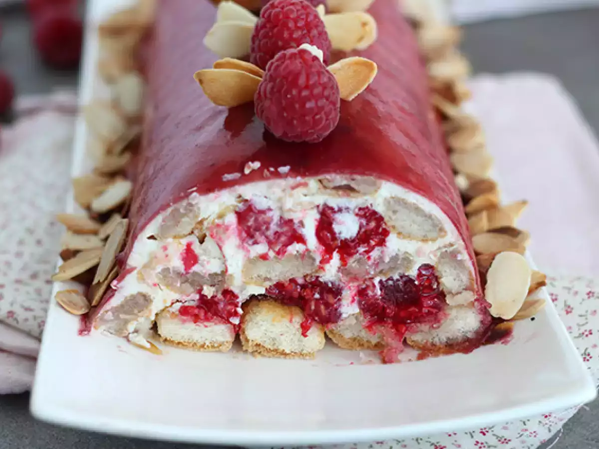 Himbeer-Tiramisu-Bûche - foto 3